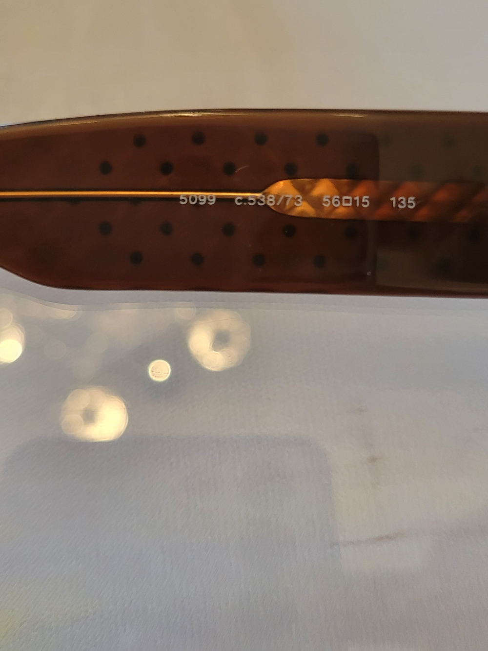 Brown And Gold Chanel Sunglasses - Picture 4 of 9